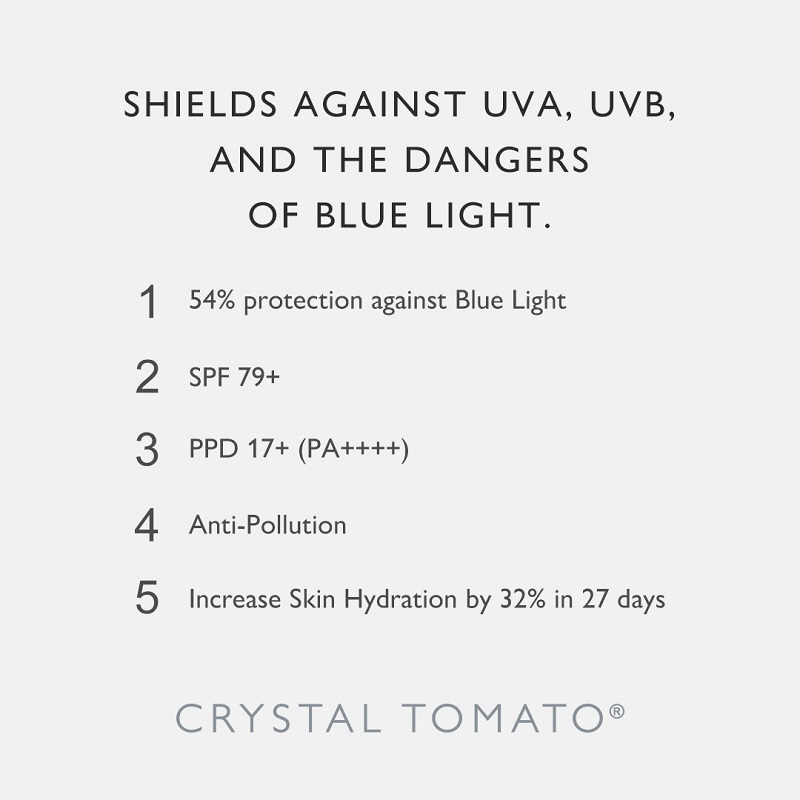 crystal tomato sunscreen